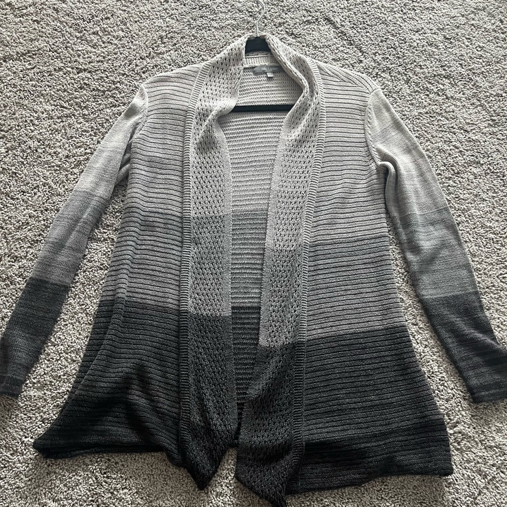 Gray Ombre Women's Cardigan